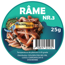 Râme nr. 3 (25 grame râme subțiri 1,3 grame) Râme nr. 3 (25 grame râme subțiri 1,3 grame)